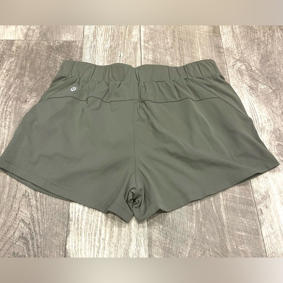 lululemon athletica Pants - Lululemon Athletica Olive Athletic Shorts